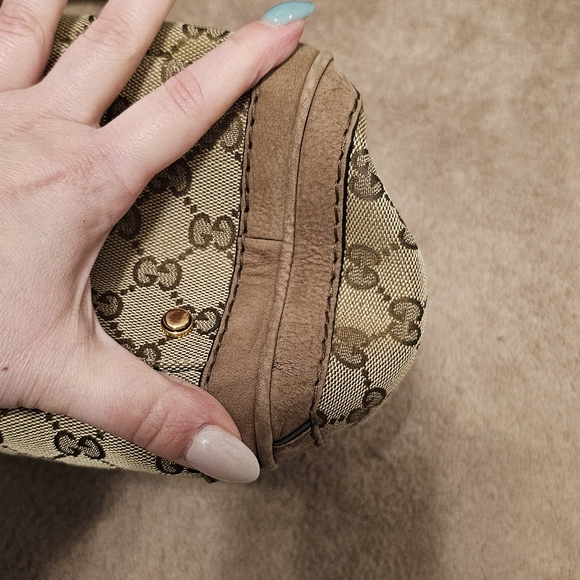 100% AUTHENTIC GUCCI RUNNING TOTE GG - Picture 7 of 13